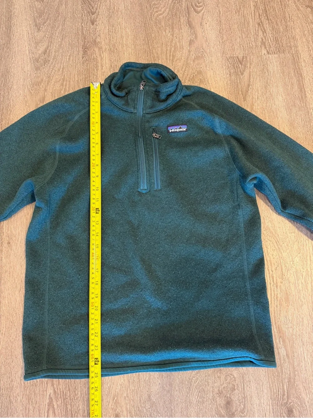 Patagonia Better Sweater Fleece 1/4 Zip Men’s Medium Green Pullover 25618 Hiking